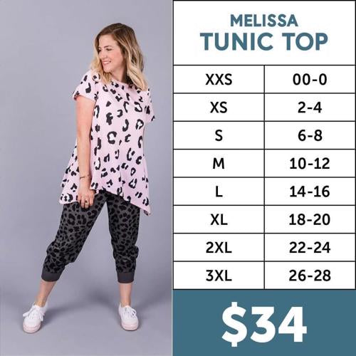 Melissa Size Chart